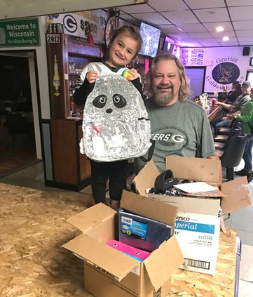 rocks pour house donates