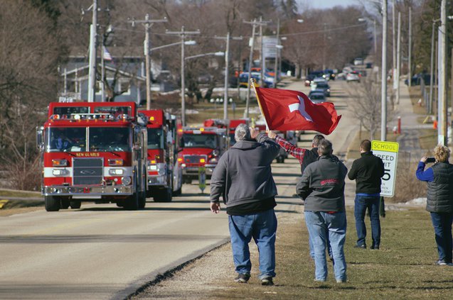 fire trucks ng pep rally