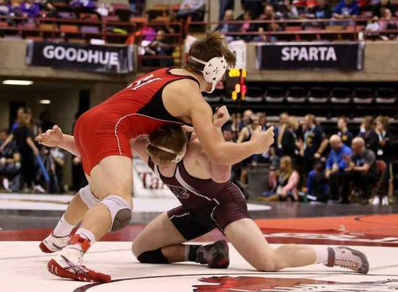 RHS wrestling Caleb Johnson