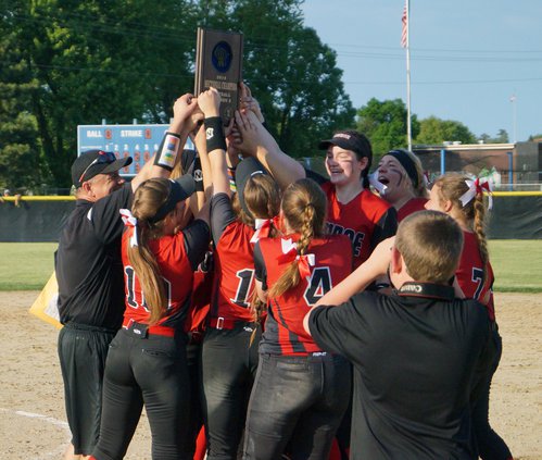 monroe softball plaque