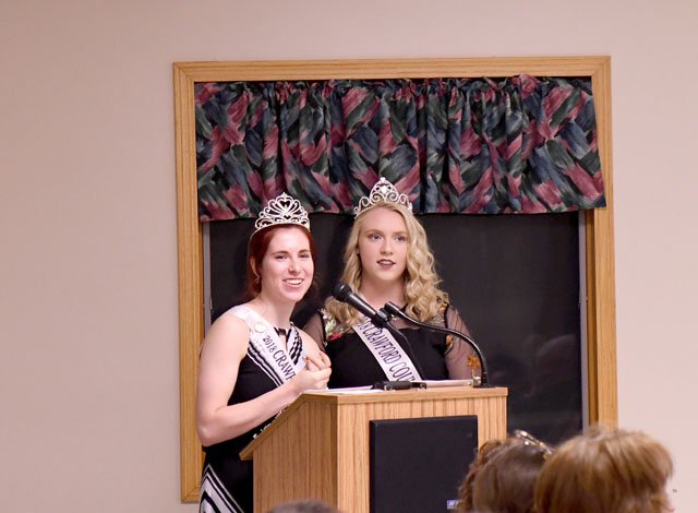 2018 Dairy Princesses Rachel Kramer and Caitlin Nolan