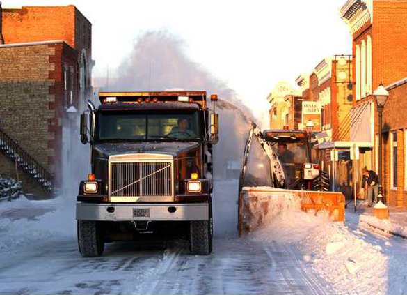Shulls snow cleanup