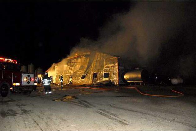 Maier Fire in Stitzer