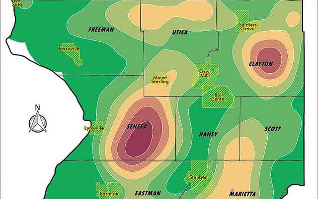 CSP Sinkhole concentrations