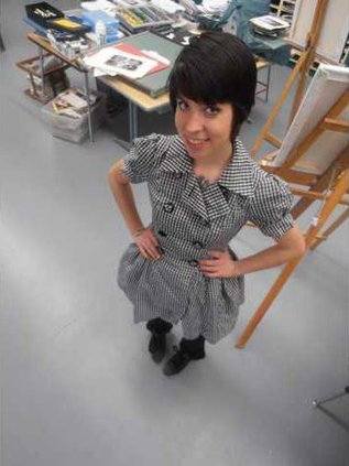 Katie in art room
