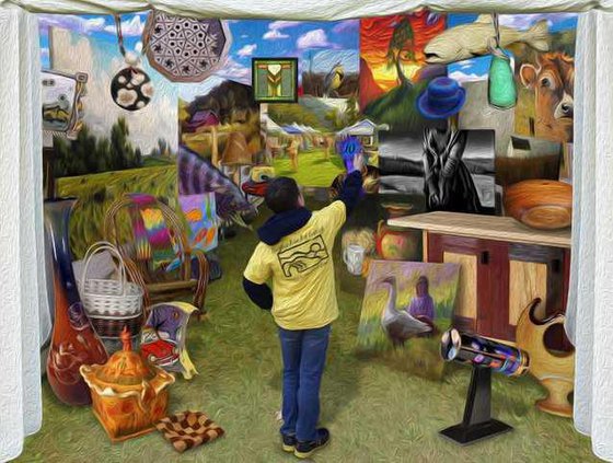 2014 Driftless Art Fest Poster John Craig