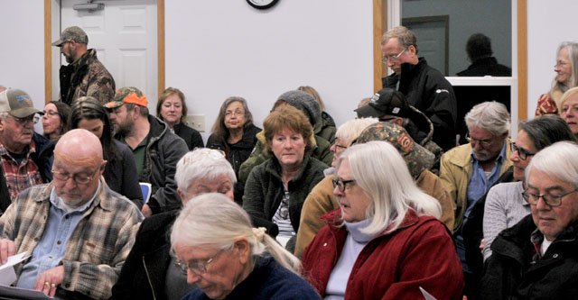 Meeting in Marietta Town Hall