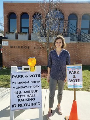 park and vote