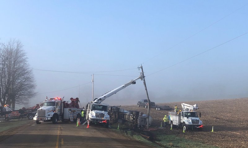 Tanker uprighted