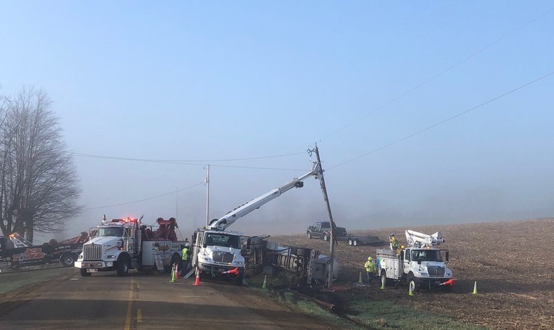 Tanker uprighted