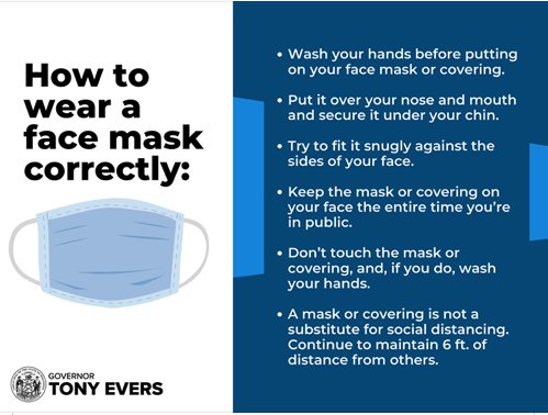 Please wear a mask