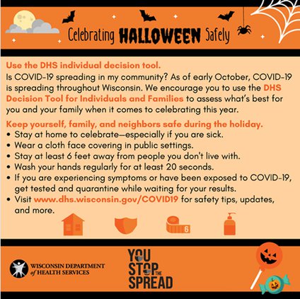 COVID Halloween graphic