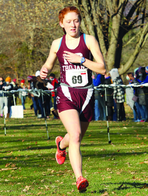 Helen at State CC Meet 2020