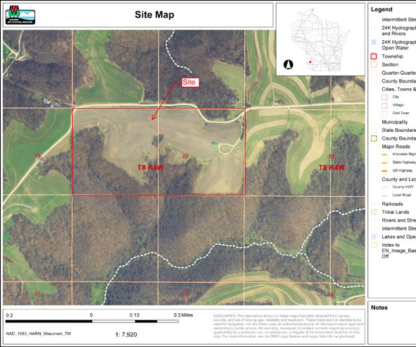 Roth Feeder Pig II site map