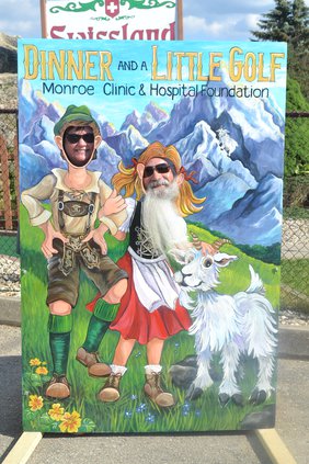 Monroe Clinic Little Golf Pose