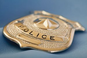 Police Badge - Stock Image