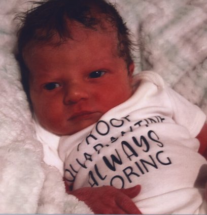 Michael and Melissa Bomkamp, a daughter