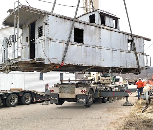 Caboose-on-crane