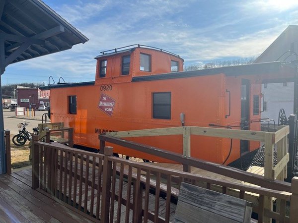 Lcg Train LCHGS message to railroad collectors - Monroe Times