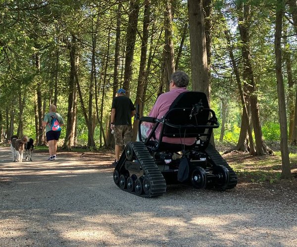 all-terrain wheelchair at state park