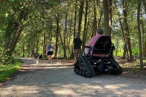 all-terrain wheelchair at state park