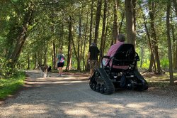 all-terrain wheelchair at state park
