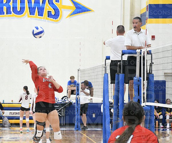 Black Hawk’s Emily Figi volleyball