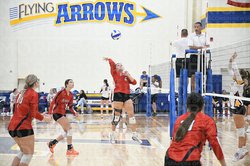 Black Hawk’s Emily Figi volleyball