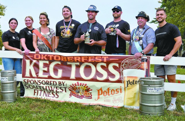 Oktoberfest keg toss 2025