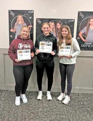 Elisia Wynos Camryn Knapp Hannah Fritsche