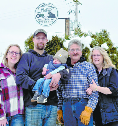 Wauzeka Welding Shop Flansburgh family