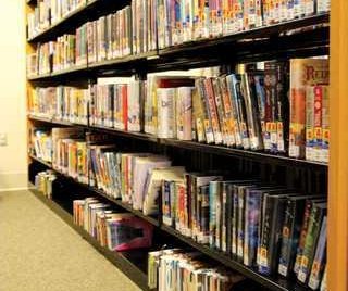 Library shelves