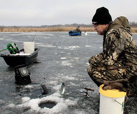 ice fishing