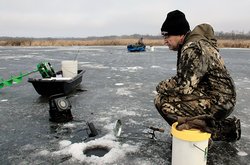 ice fishing