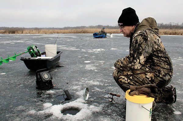 ice fishing
