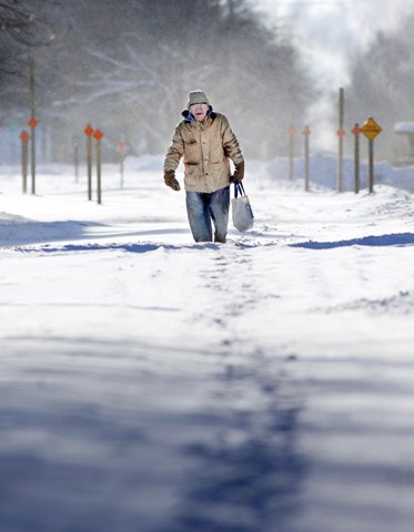 Arctic air blast bitterly cold, but not record-setting