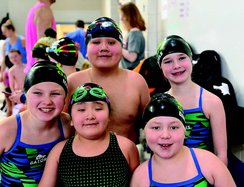 Gators host dual meet vs. Dubuque Dolphins