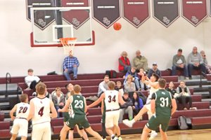 Ashton Landt off balance fadeaway vs W-S