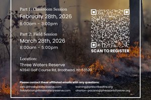 Beginner prescribed burn training being offered in Brodhead