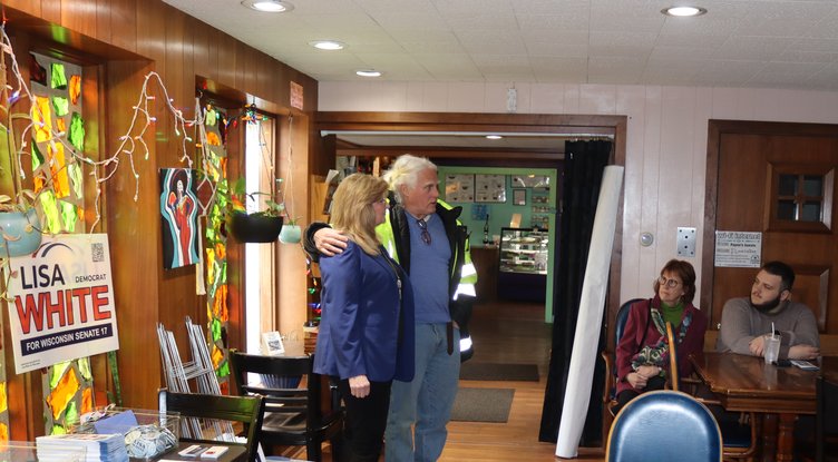 Senate Candidate Meets Local Voters