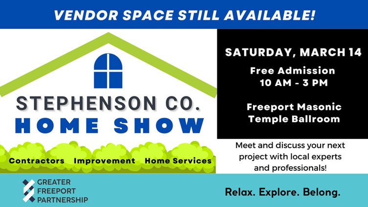 Vendors being accepted for Stephenson County Home Show