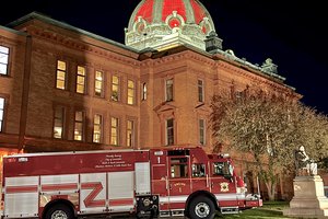 Grant courthouse night