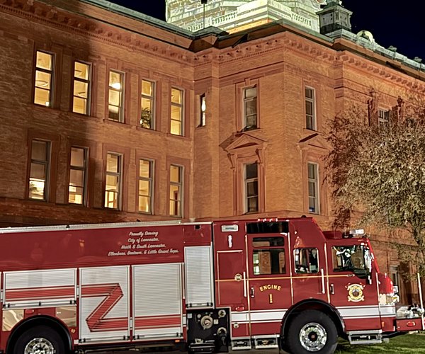 Grant courthouse night