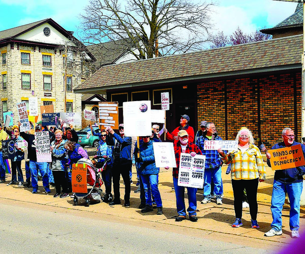 2025 Platteville anti-Trump rally