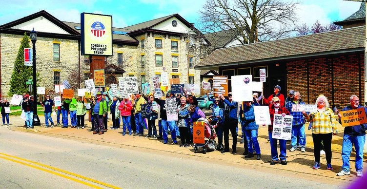 2025 Platteville anti-Trump rally