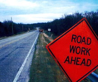 road work construction zone
