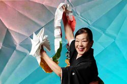 Kuniko Yamamoto, Japanese artist and storyteller, will perform at the Monroe Arts Center on April 18.