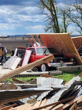 Lena tornado packed EF2-level winds
