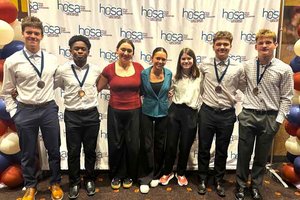 NGHS students excel at state leadership conference