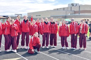 Central Girls Track at Waukon